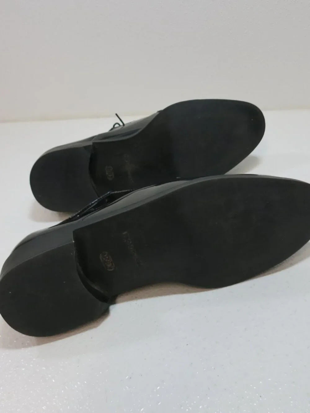 Pronto-Uomo Patent Leather Dress Oxfords Men's Comfort Dress Footwear Sz 8.5 D